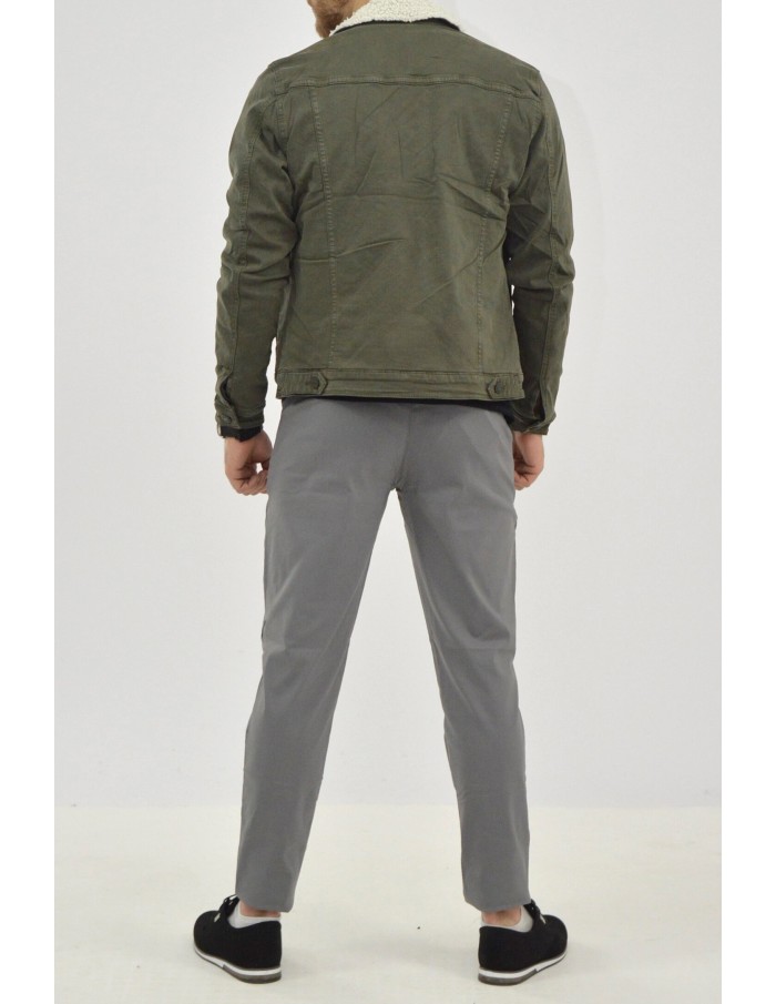 Pantalon Chino SKINNY GRIS - HOMME - Accueil