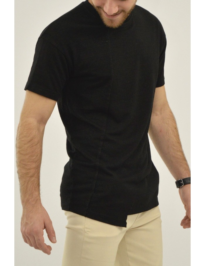 Tee Shirt Manches COURTE Noir - HOMME - Accueil