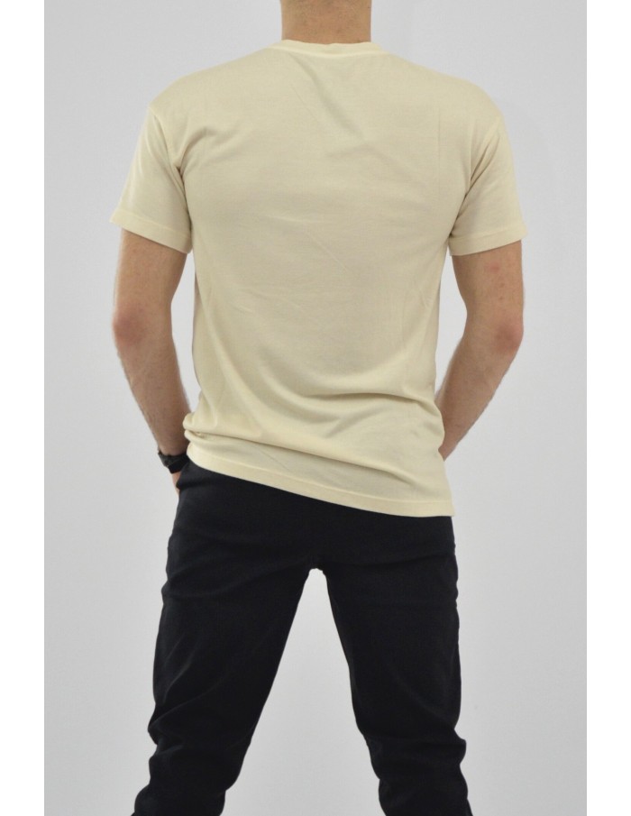 Tee Shirt Manches COURTE beige - HOMME - Accueil