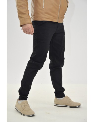 PANTALON CHINO SKINNY NOIR - HOMME