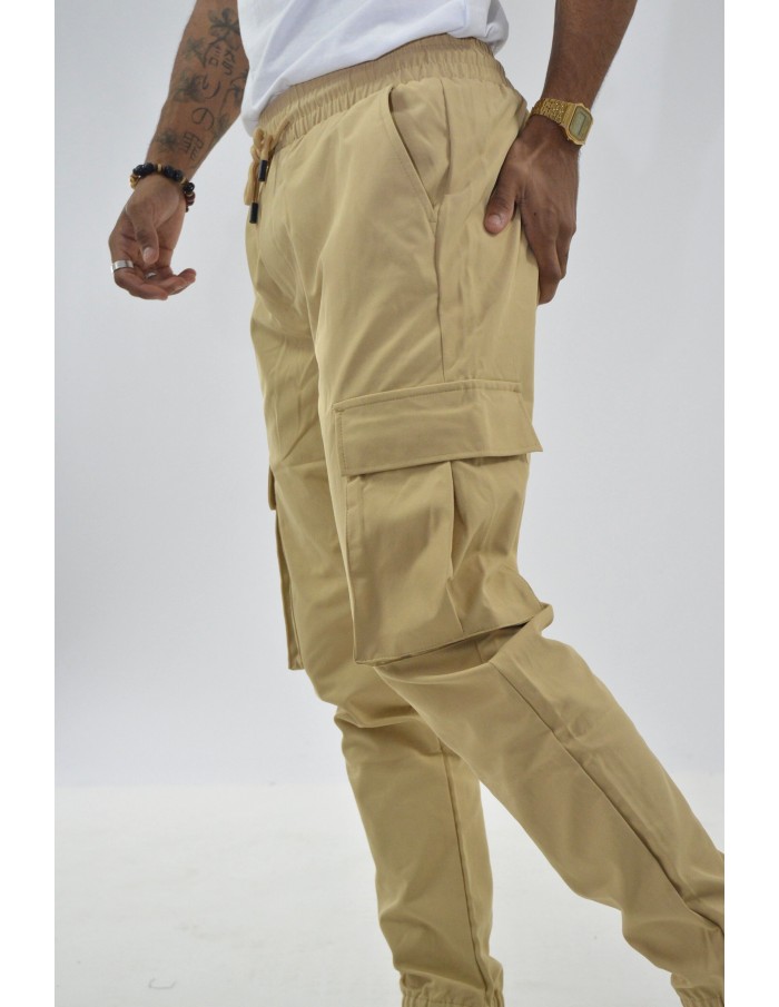 Pantalon Cargo camel - HOMME - Accueil