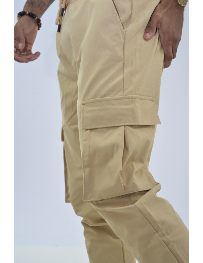 Pantalon Cargo camel - HOMME - Accueil