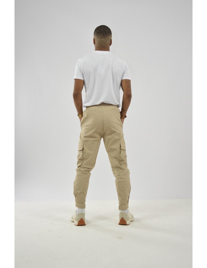 Pantalon Cargo BEIGE - HOMME - Accueil