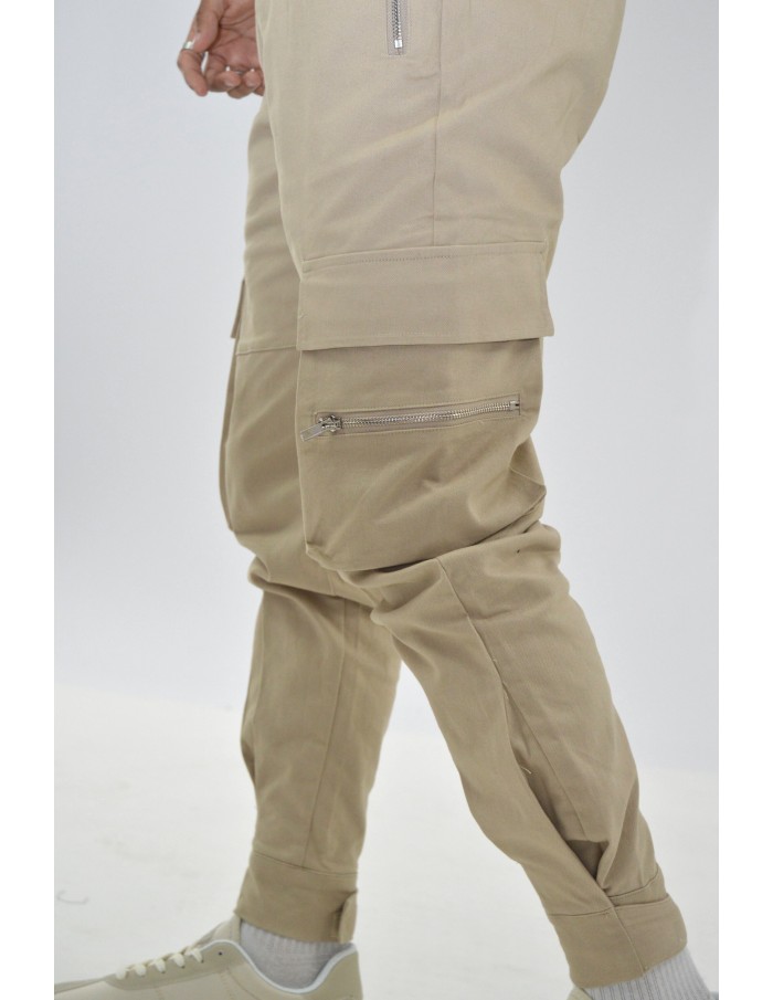 Pantalon Cargo BEIGE - HOMME - Accueil