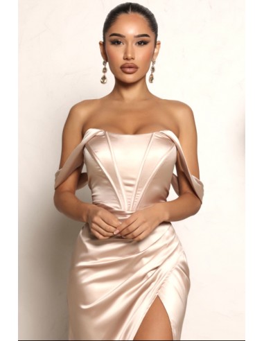 robe-a-fente-soiree-BEIGE -femme