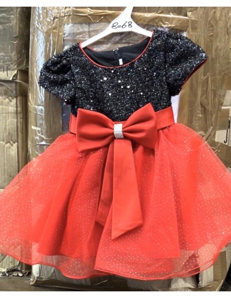 ROBE NoeL ROUGE PAILLETTE fille 2ANS A 14ANS - Accueil