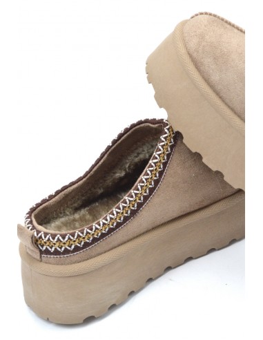Bottines chaussons en velours...