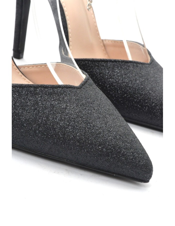 TALON NOIR STRASS - FEMME - Accueil