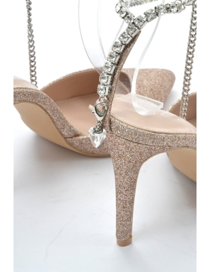 ESCARPIN PAILLETEES ROSE FEMME - Accueil