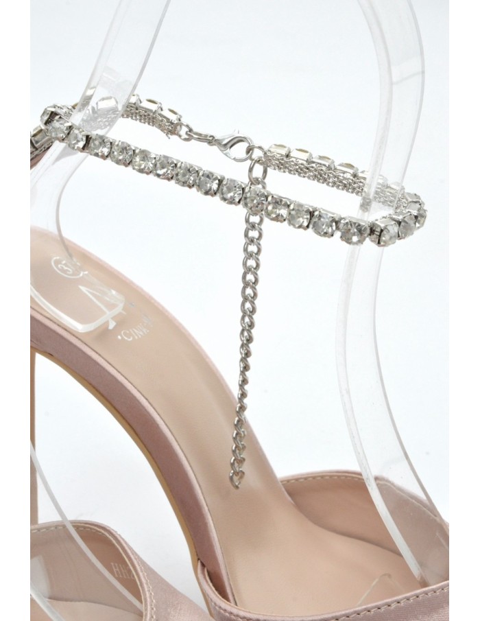 ESCARPIN SATINE ROSE FEMME - Accueil