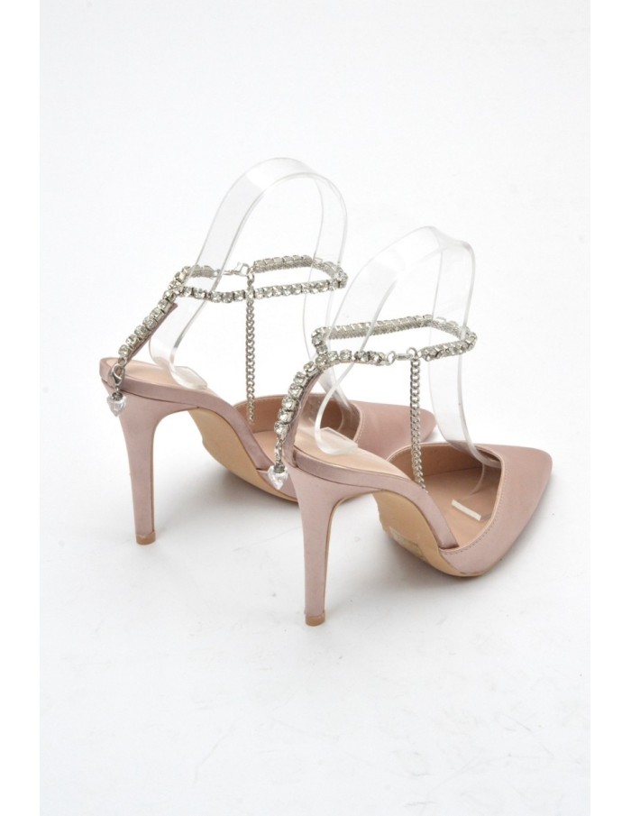 ESCARPIN SATINE ROSE FEMME - Accueil