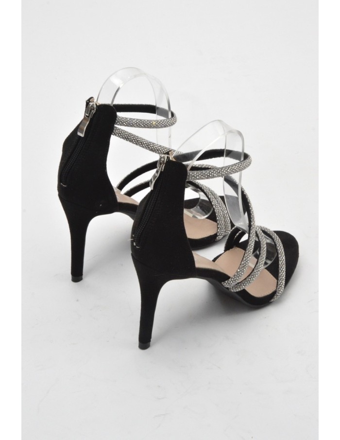TALON STRASS NOIR-FEMME - Accueil
