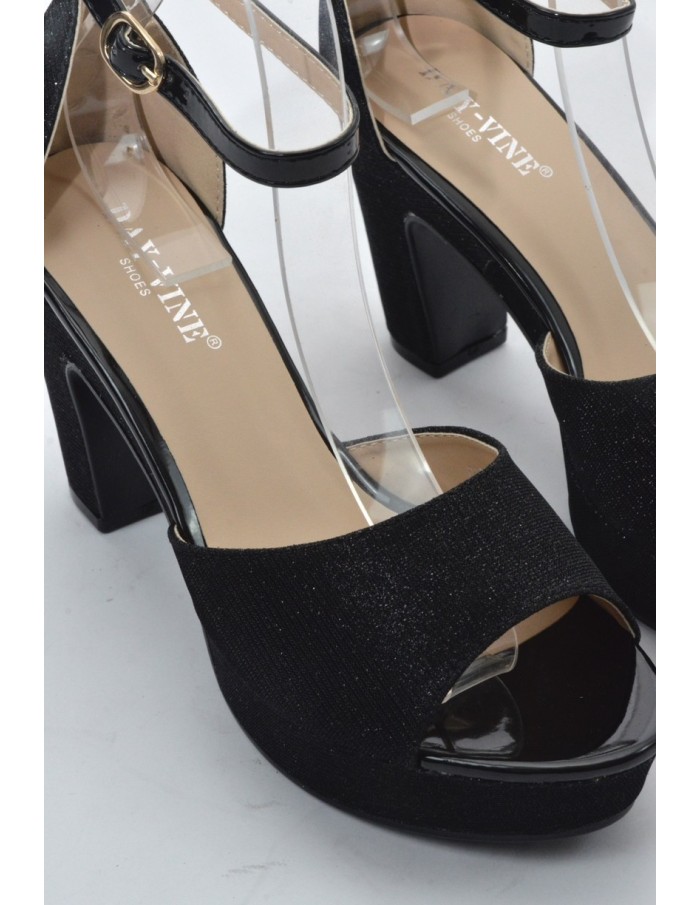 TALON PAILLETEES NOIR- FEMME - Accueil
