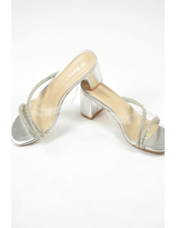 TALON STRASS argenté - FEMME - Accueil