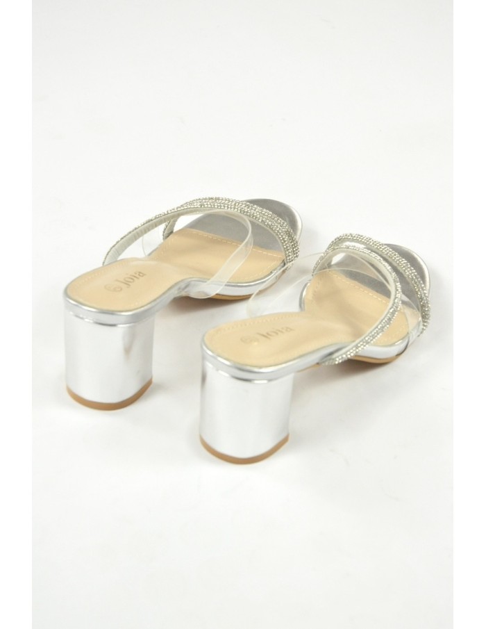 TALON STRASS argenté - FEMME - Accueil