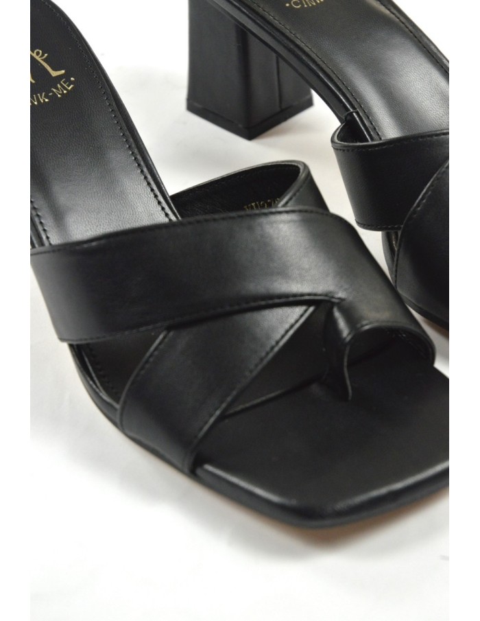 TALON À LANIÈRE NOIR - FEMME - Accueil