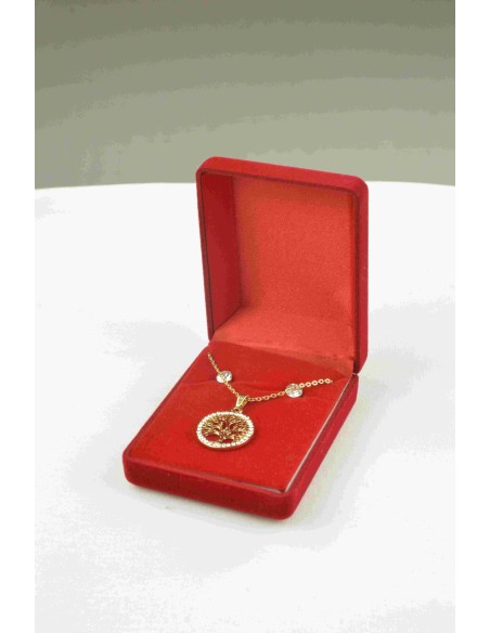 Coffret cadeau bijoux collier avec boucles oreilles acier femme - Bijoux
