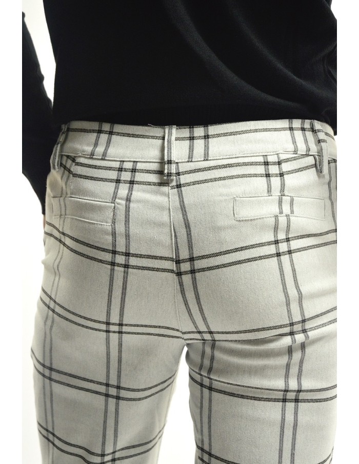 PANTALON À CARREAU FRILIVIN GRIS HOMME - Accueil