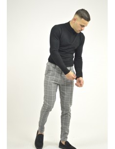 pull À ZIP HOMME - NOIR 2