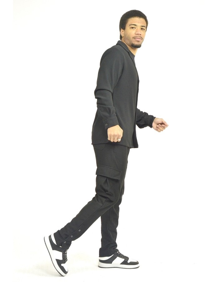 ENSEMBLE FLUIDE NOIR CARGO - HOMME - Accueil