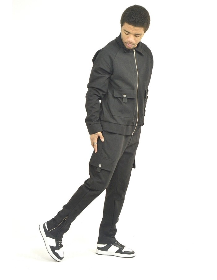 ENSEMBLE NOIR CARGO - HOMME - Accueil