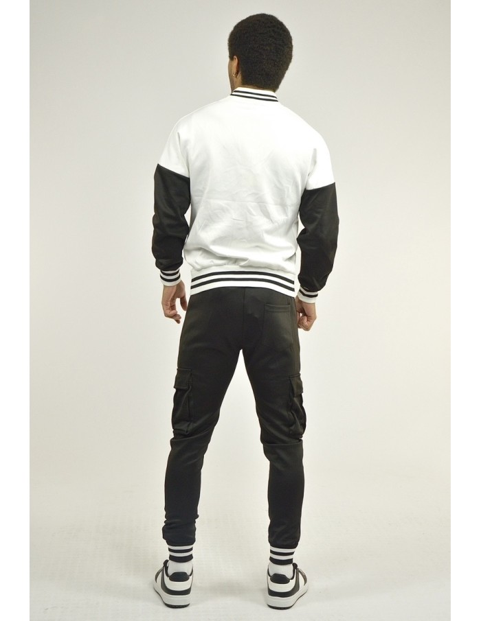 Ensemble Jogging Cargo University blanc - homme - Accueil