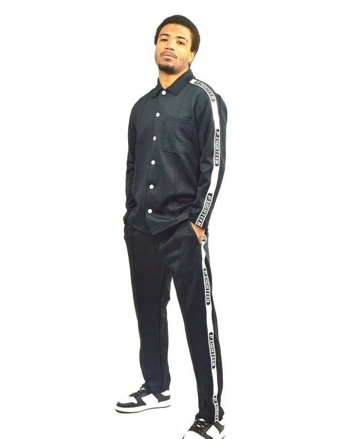 Ensemble JOGGING "plus eighteen" noir - homme - Accueil