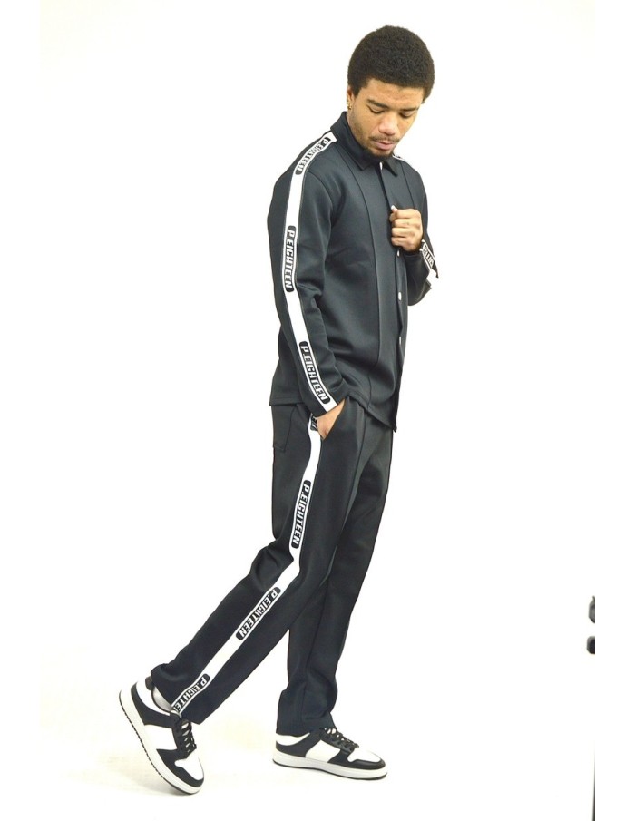 Ensemble JOGGING "plus eighteen" noir - homme - Accueil