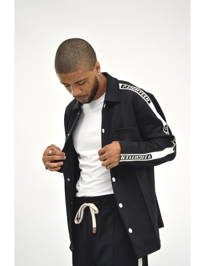 Ensemble JOGGING "plus eighteen" noir - homme - Accueil