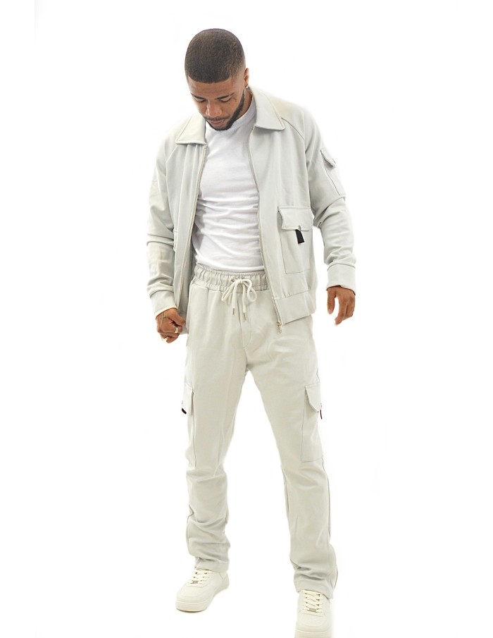 Ensemble cargo gris - homme - Accueil