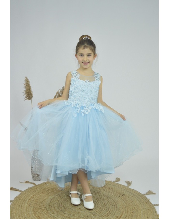 ROBE DE CÉRÉMONIE BLEU JUNIOR FILLE - ENFANTS