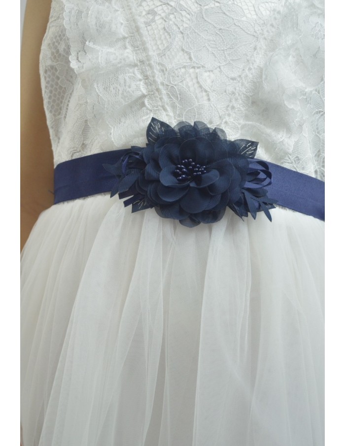 Robe courte de cérémonie blanche - fille - Accueil