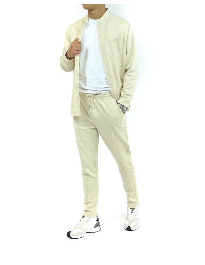 ensemble chemise beige zayne - homme - Accueil