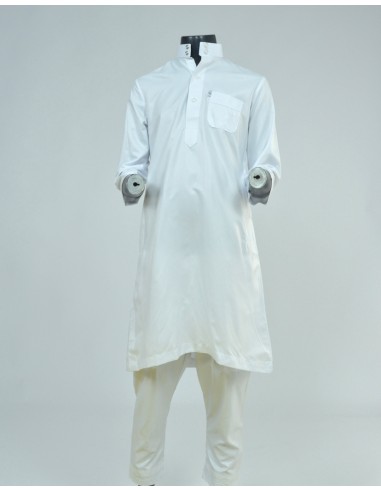 QAMIS ENSEMBLE BLANC-ENFANT-DU 3 AU...