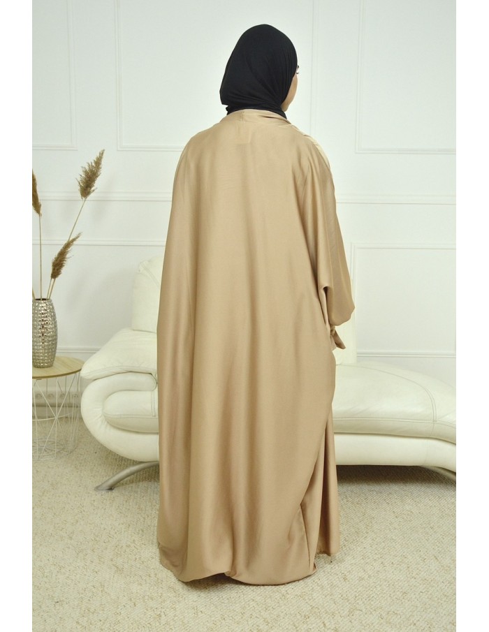 Ensemble 2 pièces kIMONO-ROBE en satin-OR-Femme - Accueil