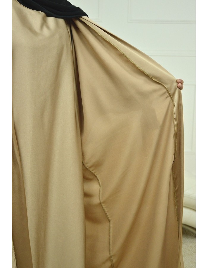 Ensemble 2 pièces kIMONO-ROBE en satin-OR-Femme - Accueil