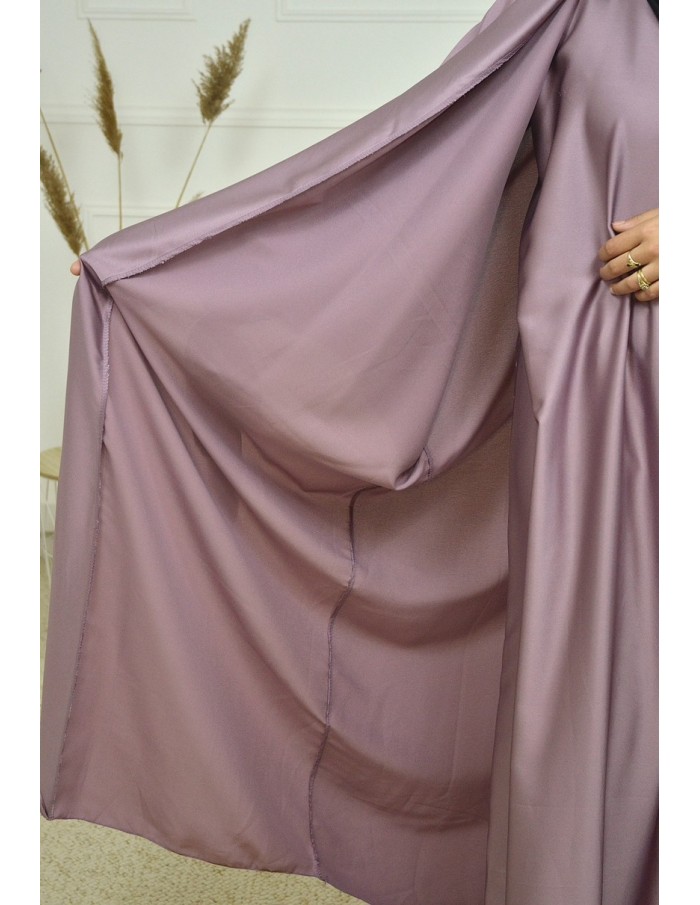 Ensemble 2 pièces kIMONO-ROBE en satin-rose -Femme - Accueil