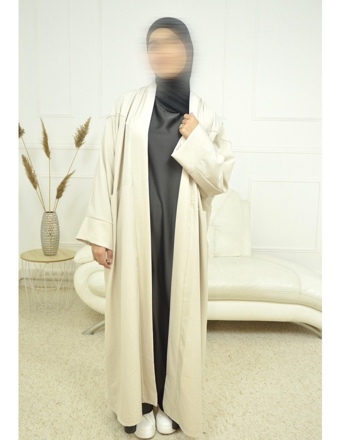 kimono-beige-femme - Accueil