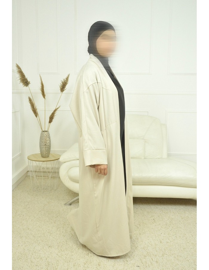 kimono-beige-femme - Accueil