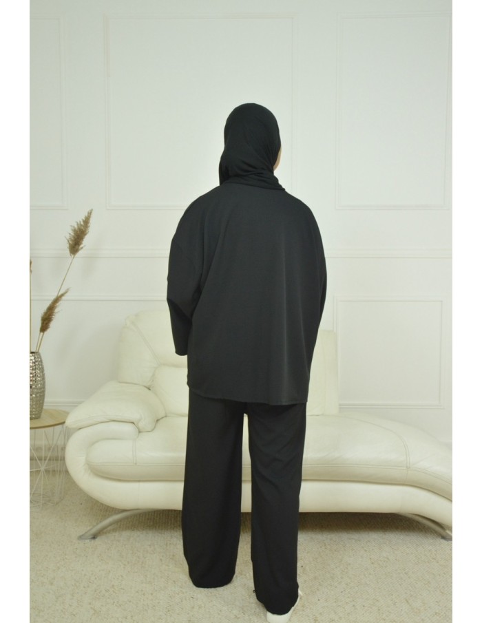 Ensemble gilet / pantalon Noir - Femme - Accueil