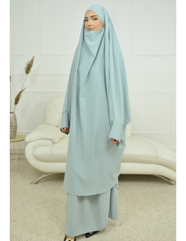 ENSEMBLE ROBE ET JUPE VOILE INTÉGRÉ...