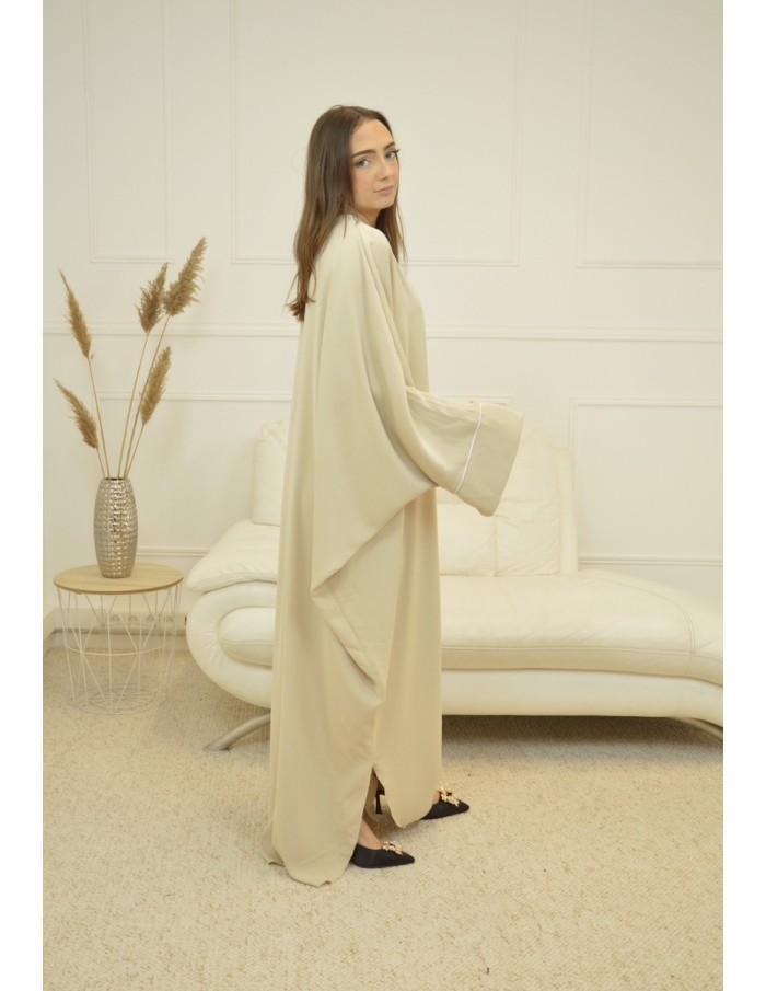 ROBE LONGUE ET AMPLE MASTOUR BEIGE - FEMME - Accueil