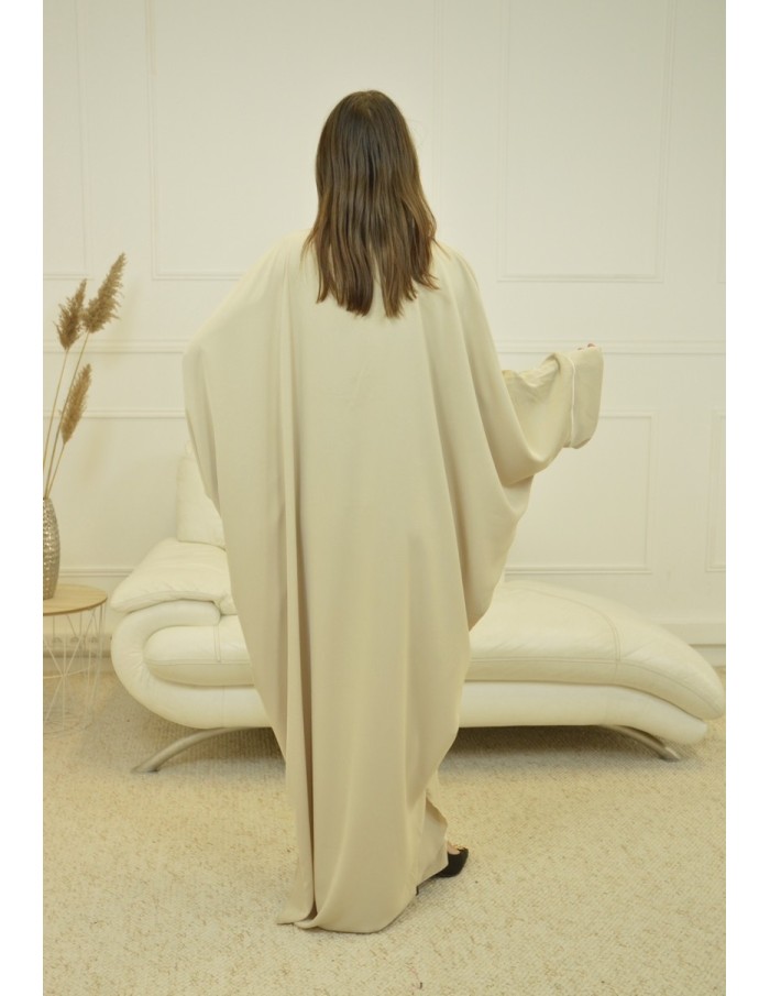 ROBE LONGUE ET AMPLE MASTOUR BEIGE - FEMME - Accueil