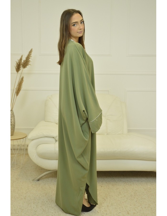 ROBE LONGUE ET AMPLE MASTOUR VERT - FEMME - Accueil