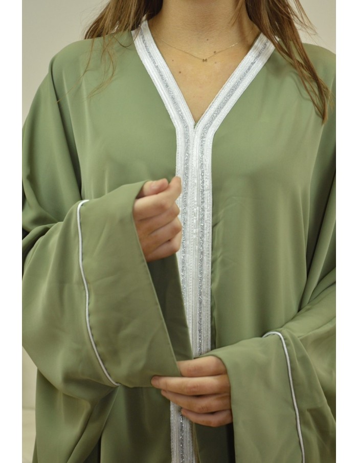 ROBE LONGUE ET AMPLE MASTOUR VERT - FEMME - Accueil