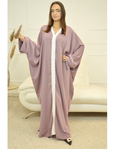 ROBE LONGUE ET AMPLE MASTOUR LILA -...