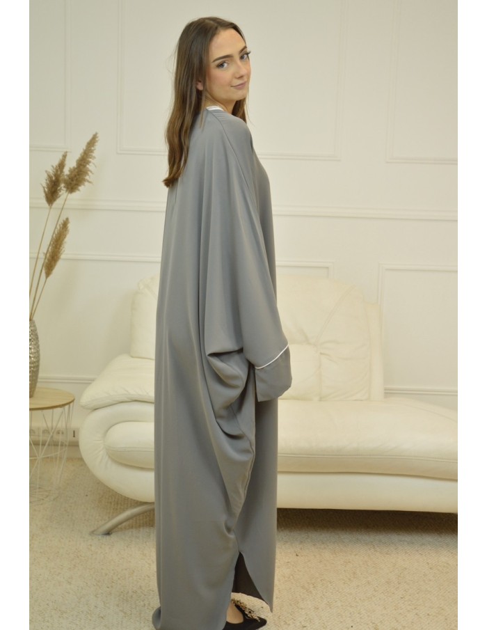 ROBE LONGUE ET AMPLE MASTOUR GRIS - FEMME - Accueil