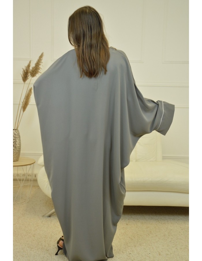 ROBE LONGUE ET AMPLE MASTOUR GRIS - FEMME - Accueil