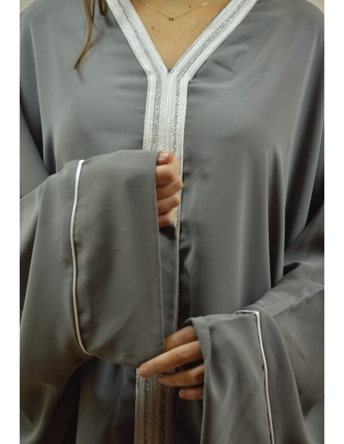 ROBE LONGUE ET AMPLE MASTOUR GRIS - FEMME - Accueil