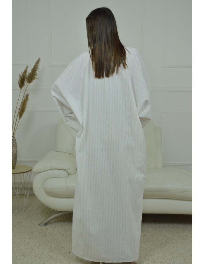 KIMONO A RAYURE BLANC FEMME - Accueil